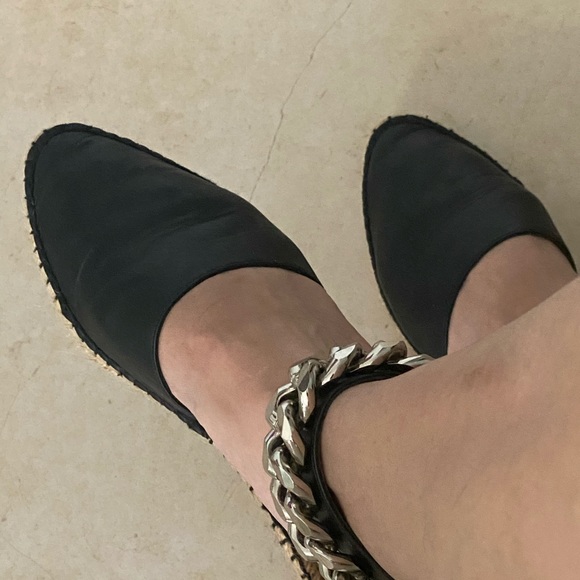 GIVENCHY Chain Detail d'Orsay Espadrille Flat - Picture 6 of 10